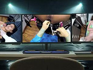 dr tampa's nurse lilly hall humiliated in latex hospital fetish