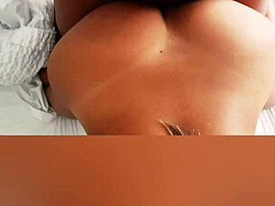 Nice tanned BBW bent over for monster cock doggystyle 💦🐶