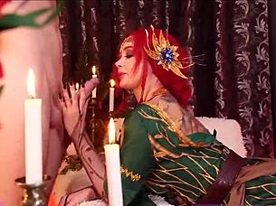 triss merigold takes real cock deep in cosplay fuck oops