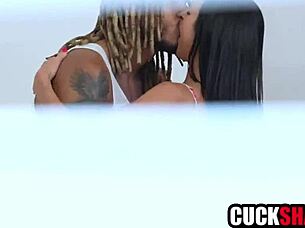 Cuckold Spies On Wife's Monster Bbc Pounding