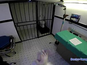 dr tampa's nurse lilly hall humiliated in latex hospital fetish