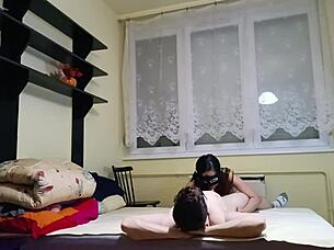 sexy pinay deepthroats then rides cock wildly!