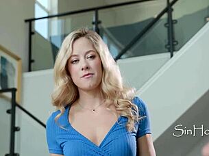 Blonde teen cousin bonds with taboo sex time now