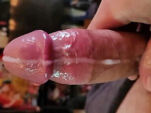 cumming hard close up!
