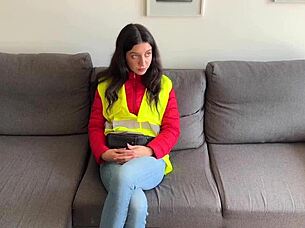 Bus Conductor Caught CHEATING - Punished with Rough DOGGY!