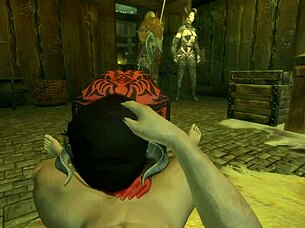 skyrim succubus deepthroats cock pov outdoor whore style