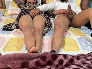 big stepsis mad sharing bed but i fuck her hard hindi audio 😡💦