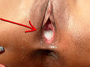 a woman worries about pregnancy after a guy's creampie inside her
