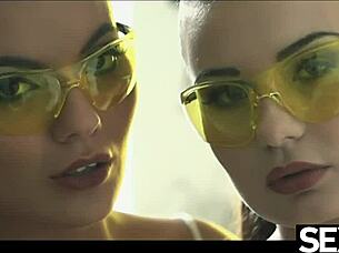 stunning models wild erotic licks heels!