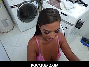 Curvy Milf Armani Dream Teases Stud With Plump Pussy