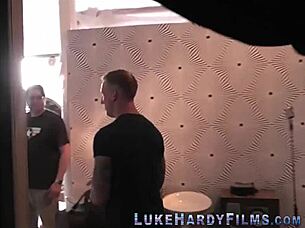 British Goth Slut Spit-Roasted Hard In Wild Threesome Cock Assault!