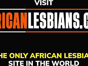 curvy ebony lesbians toy pussies wild after zumba