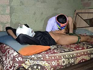 Desi Indian girl indulges in steamy sex video