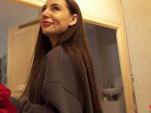 german scout picks up skinny emma evans for wet pussy casting fuck