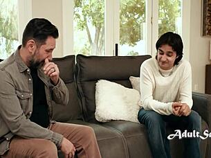 blindfolded milf dana vespoli takes double penetration