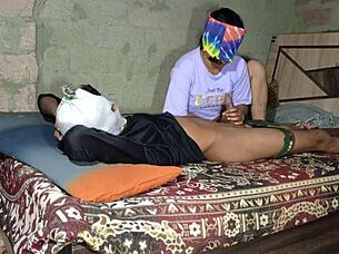 Desi Indian girl indulges in steamy sex video