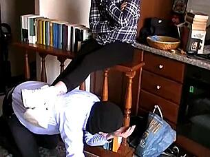 goddess demands: can this loser serve in bdsm humiliation smoke?