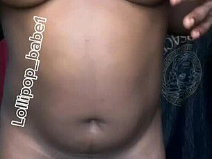 Does smoking make this black babe crave ass shakes?