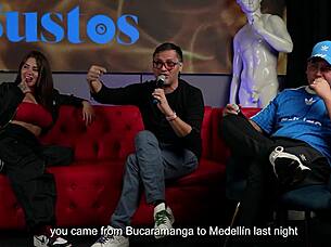 Sara blonde takes huge dick savagely while cuckold husband watches