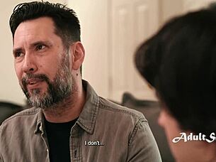 blindfolded milf dana vespoli takes double penetration