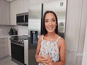 roommate rips clothes for petite pussy pounding