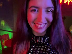 Public Nightclub Pickup Leads to Bondage Creampie Wild Fuck!