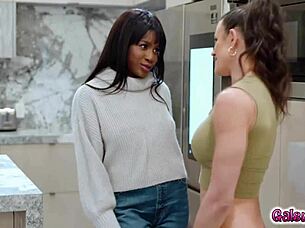 penny barber and nicole kitt plug asses in playful lesbian tribbing