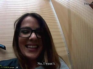 Shy Teen's Public Mall Tease Tempts You?