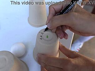 playing the wild outdoor gangbang sex game with florane russell bts