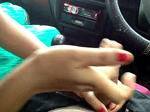 Tempting Cum Swallow After Steamy Outdoor Car Blowjob