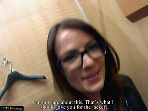 Shy Teen's Public Mall Tease Tempts You?