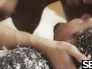 watch this beauty suck cock and ride to multiple creampie orgasms 😍💦