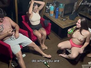 our truth or dare game sparked wild orgy fun!