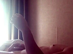 amateur couple's wild hotel creampie session unfolds