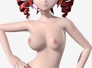 Hatsune Miku Teto Neru strip fully nude!