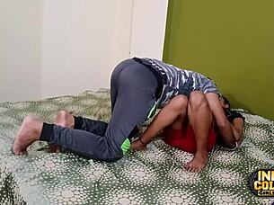 Indian College Babe Fucks Stepbro Hard After Classes
