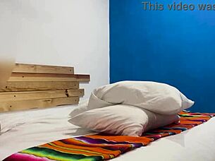 Nude massage leads to double masturbation with hubby guest