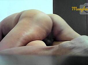 is my gorgeous pinay girlfriend's juicy shaved pussy wet enough for rough licking?