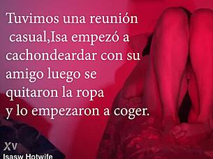 isa spreads legs for swinger friend