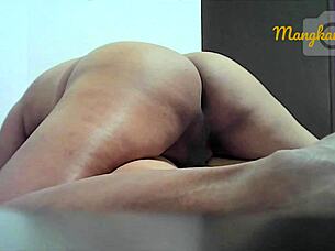 is my gorgeous pinay girlfriend's juicy shaved pussy wet enough for rough licking?