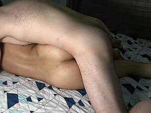 i get fucked hard passionate deep creampie on big ass closeup