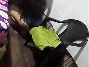 caught my brunette milf neighbor homemade doggystyle pounded by stranger's monster cock roughly