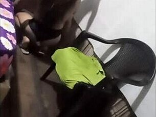 caught my brunette milf neighbor homemade doggystyle pounded by stranger's monster cock roughly