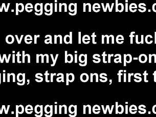 You crave her brutal femdom pegging with massive dildo deep inside