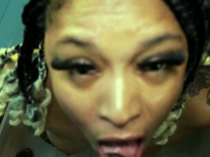 POV Sloppy BBC Deepthroat Teases Explosive Finish