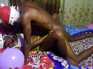 surprised ex with wet pussy christmas fuck gift 🎁