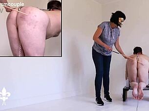 ow! part 1: brutal caning leads to deep fisting agony