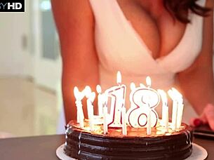 Milf shares monster cock birthday