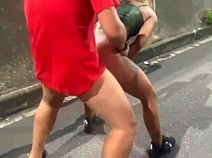 wife followed and taken right in the street