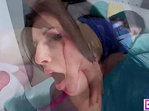 fallon west loves sloppy deepthroat ass to mouth gaping